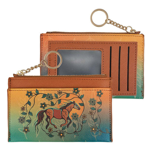 Zippered Card Wallet - Horse (Bebezhigooganzhii)