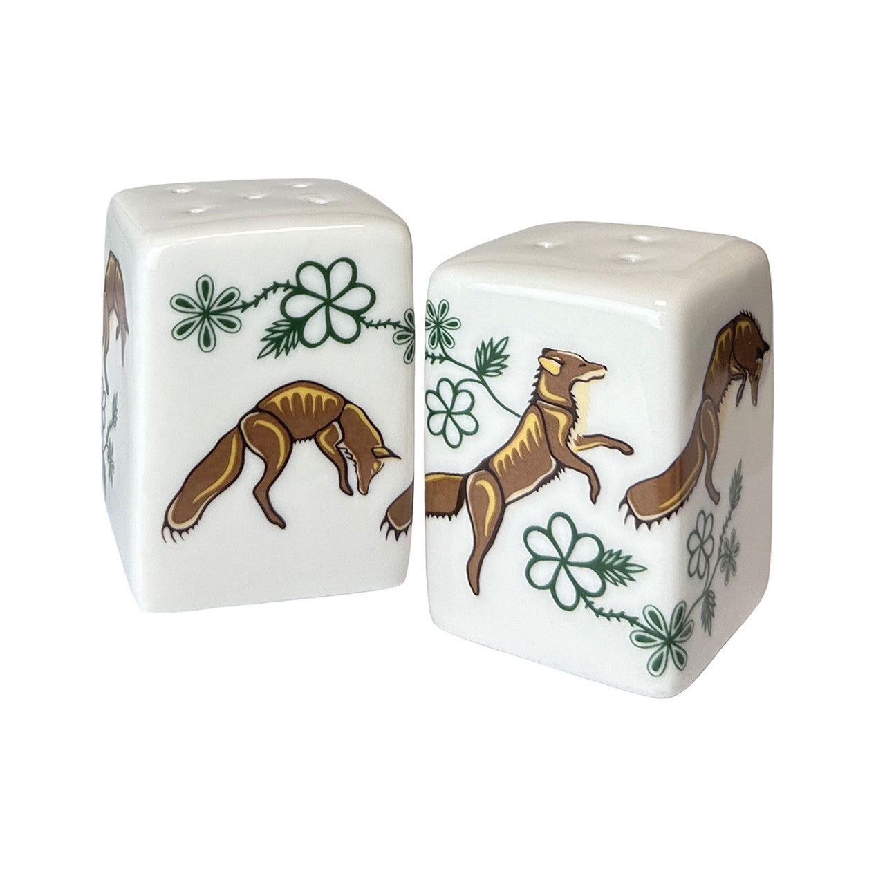 Salt & Pepper Shaker Set - Foxes (Wagooshna)