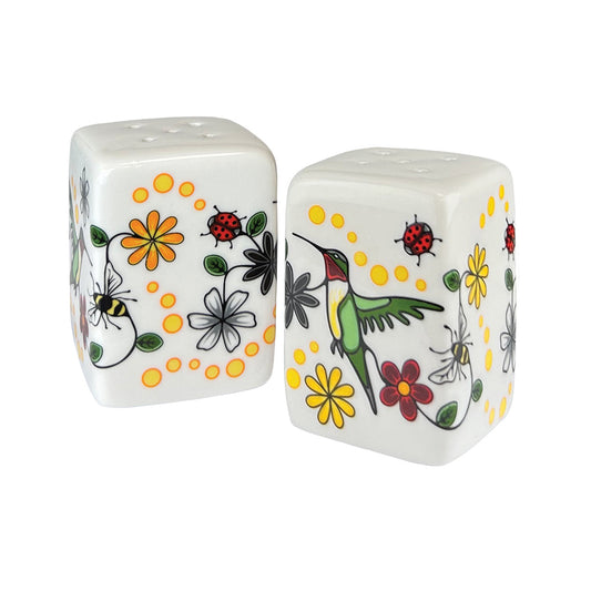Salt & Pepper Shaker Set - Hummingbird (Nenookaasi)