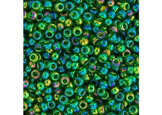 Miyuki Seed Bead 11/0 apx.22g Green Transparent AB