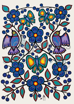 Jim Oskineegish Art Card