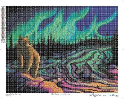 Sky Dance-Northern Lights Diamond Art