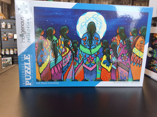 1000 pc Jigsaw Puzzle Full Moon Ceremony Jackie Traverse