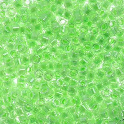 Miyuki Delica 11/0 Light Green Luminous Neon Color