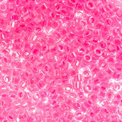 Delica 11/0 RD Light Pink Luminous Neon Color